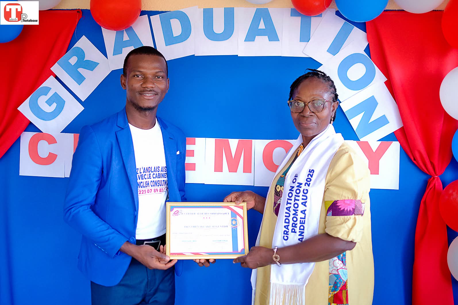 Remise de certificat professionnel